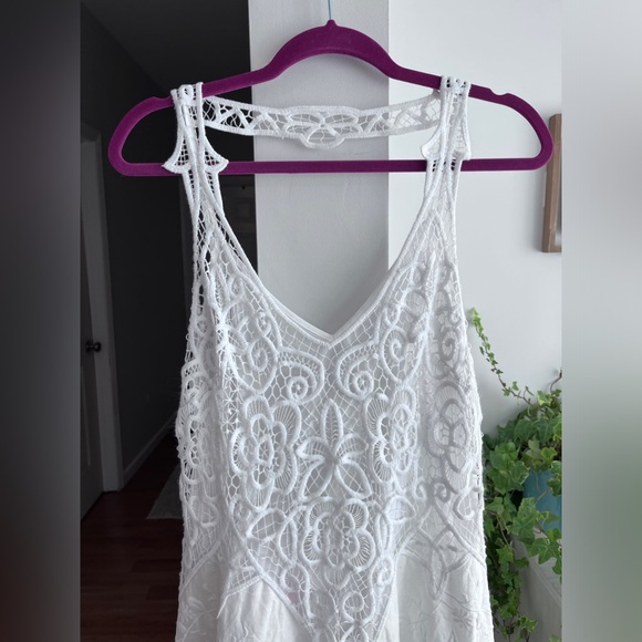 FREE PEOPLE Victoria Mini Dress in White - Picture 3 of 7
